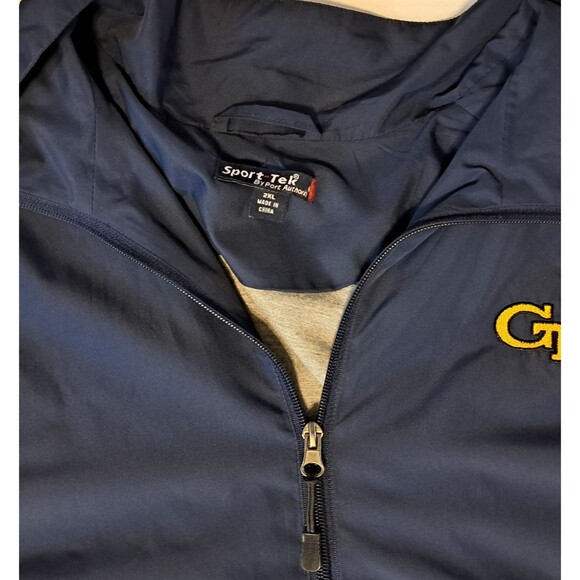 Georgia Tech GT Official Team Full Zip Jacket Men’s XXL Sport Tek 2XL Baseball - Picture 5 of 6